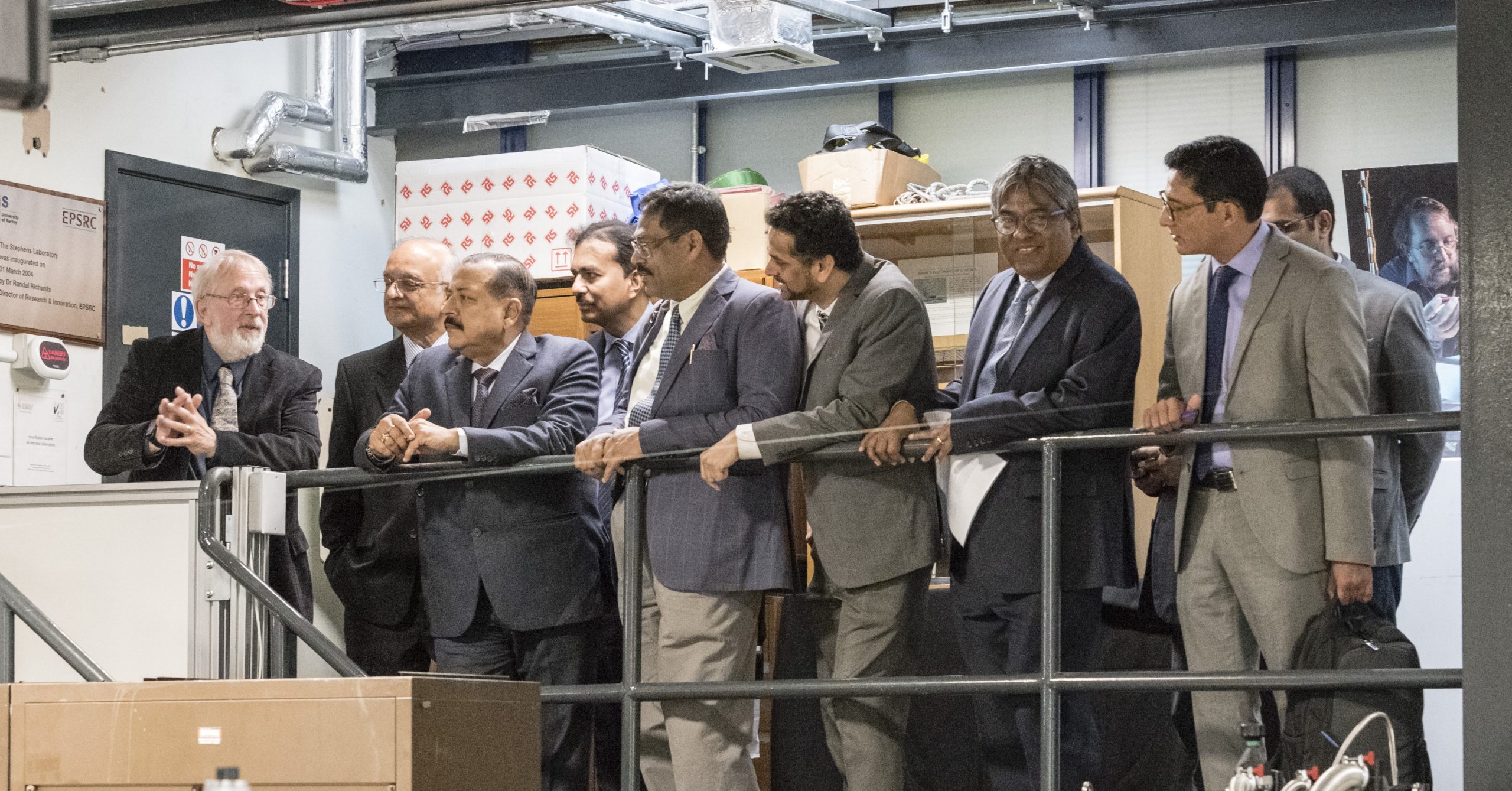 Indian Science & Technology Minister Visits the Ion Beam Centre